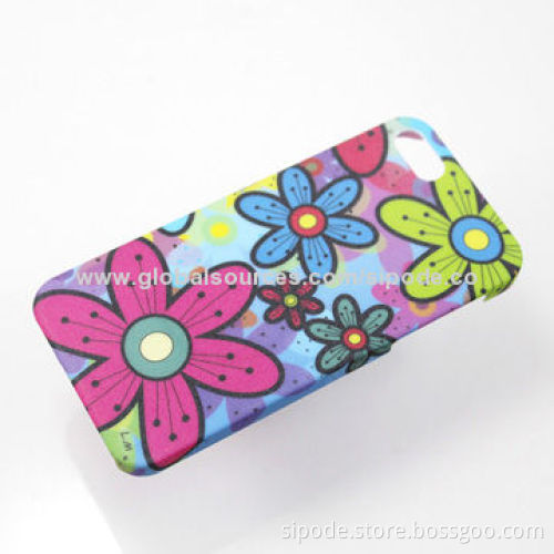 Custom Stylish Hard PC Water Transfer Print Case for Iphone 5S